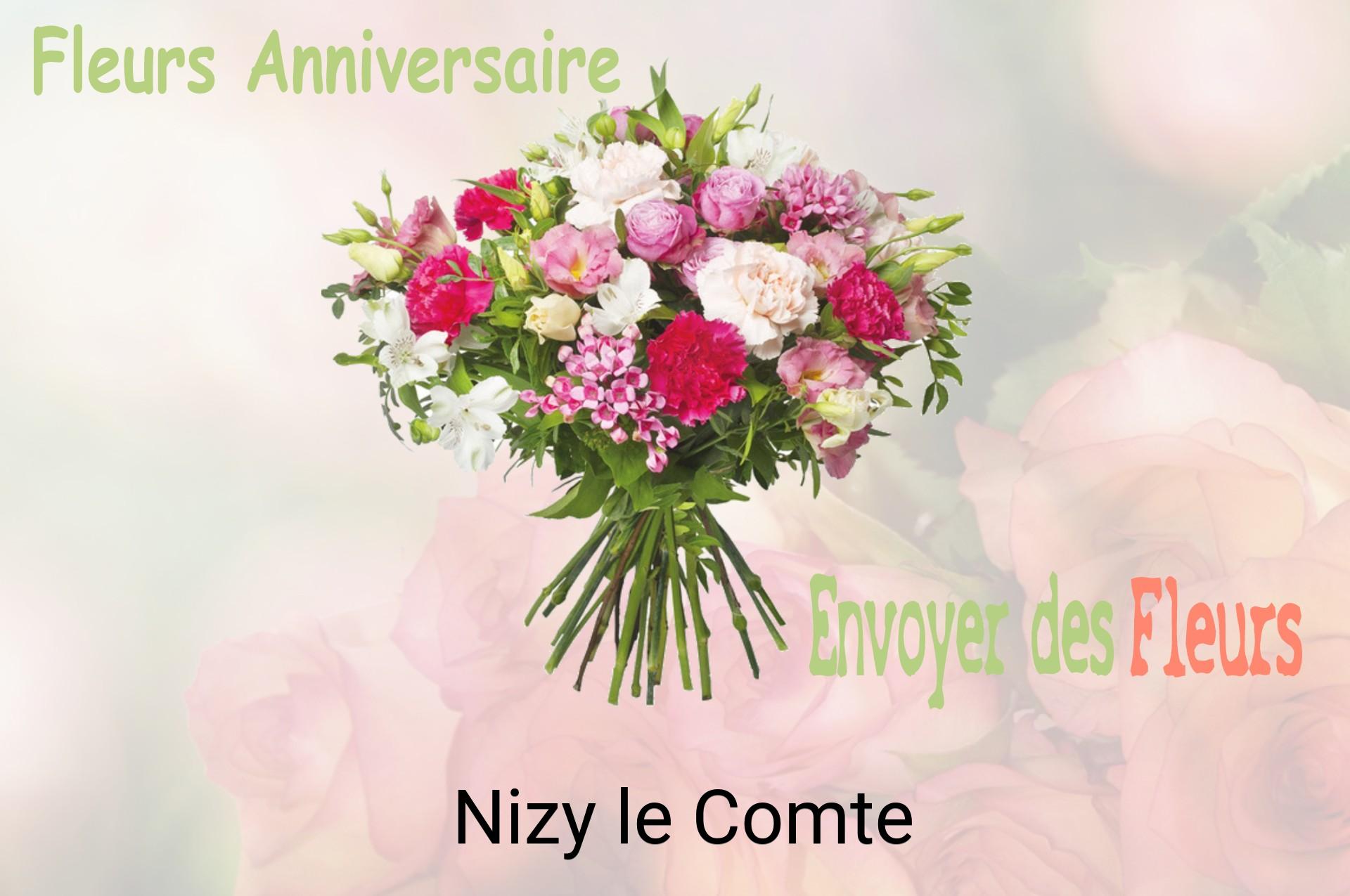 Bouquet de fleurs d’anniversaire livré à Nizy-le-Comte
